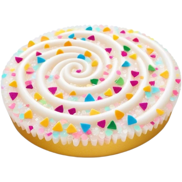 Cinematic Realistic Sparkles & Sprinkles, a delicate swirl of tiny, multicolored sugar confetti and edible glitter, scattered across a smooth reflective surface, each speck glinting under soft ambient light, glowing vibrantly with a dreamy and magical charm. emoji