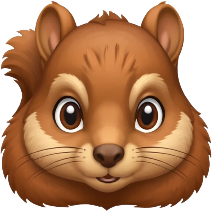 écureuil en train de réfléchir, un sourcil levé, air songeur emoji
