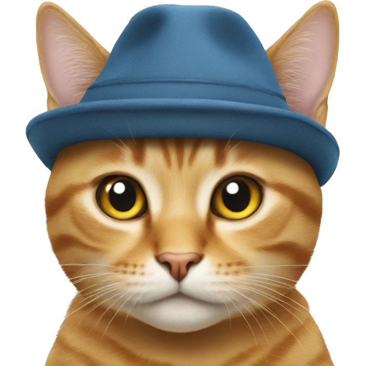 Cat wearing a hat  emoji