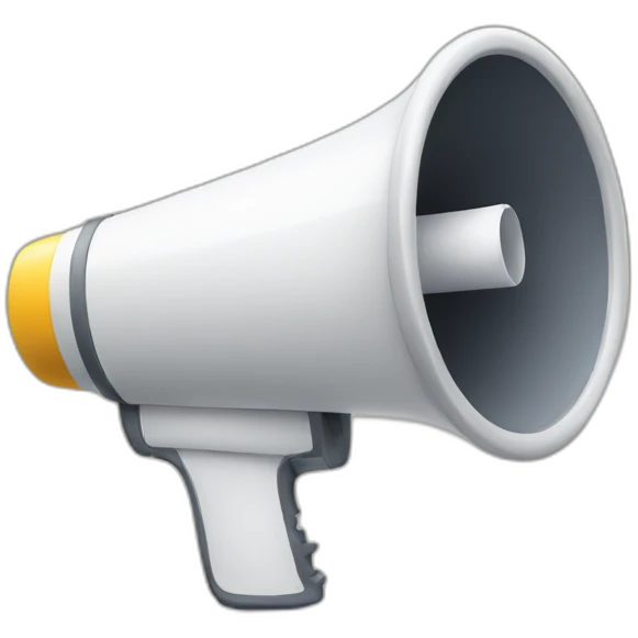 megaphone speaking emoji