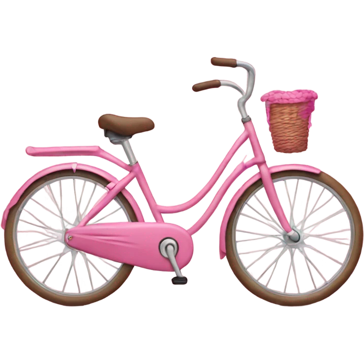 Pink bicycle  emoji
