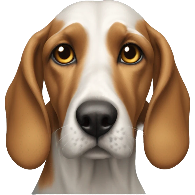 Realistic istrian hound  emoji