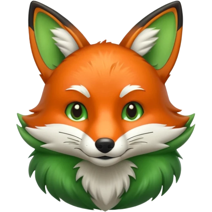 Fox green emoji