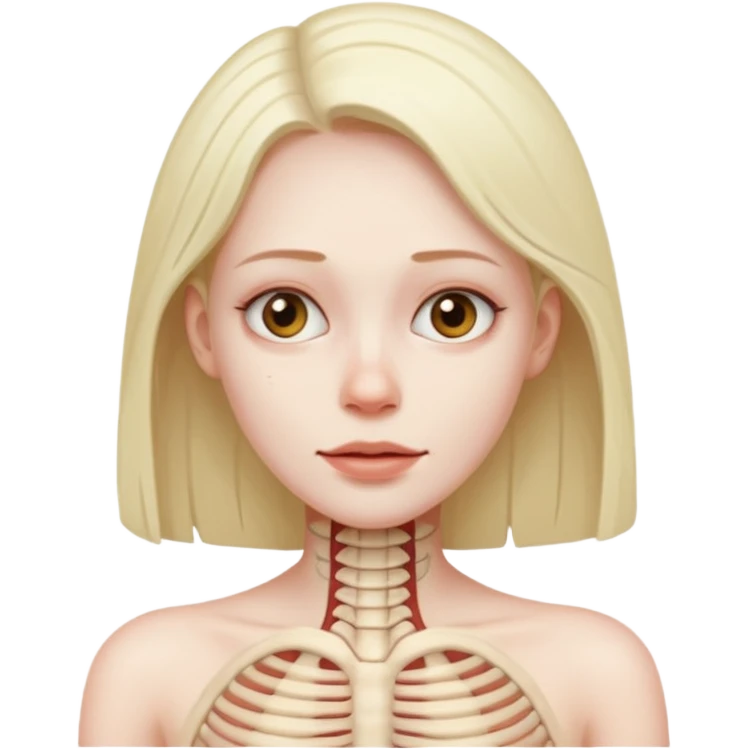 woman with eating disorder emoji