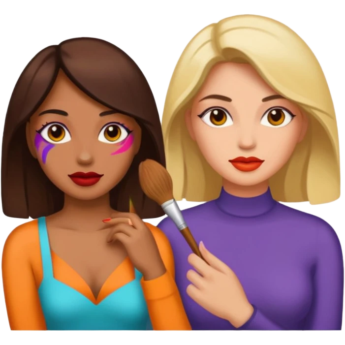 STICKER ART PAINTING WOMEN emoji