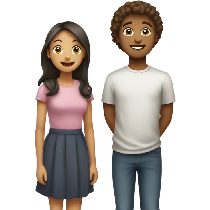 Boy and girl emoji
