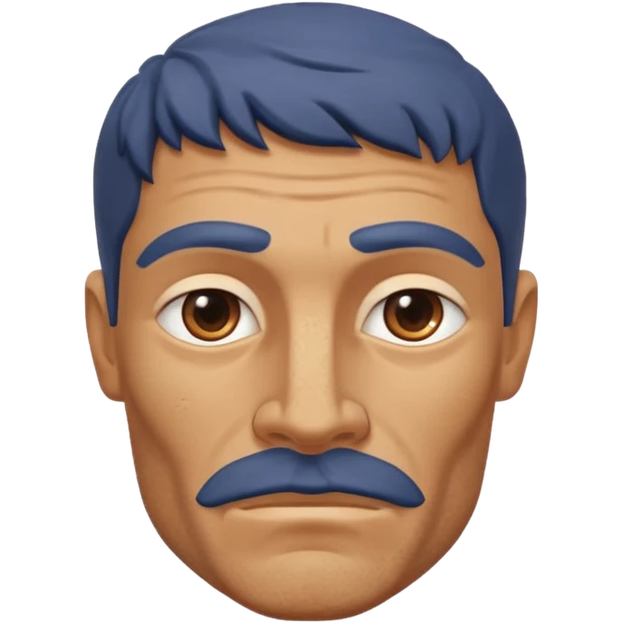 Male santoriny head emoji