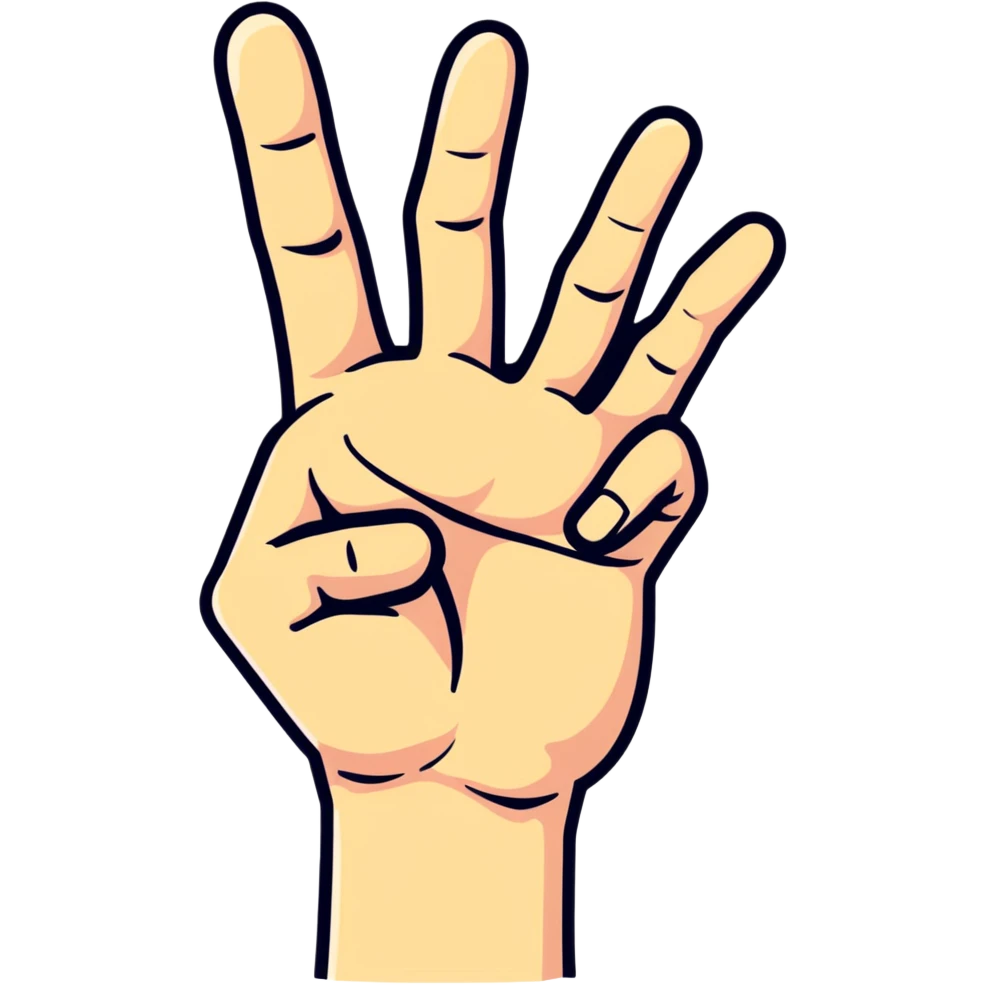 hand making the West Coast gesture emoji