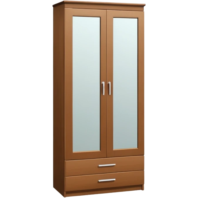 wardrobe modern closed mirror door emoji