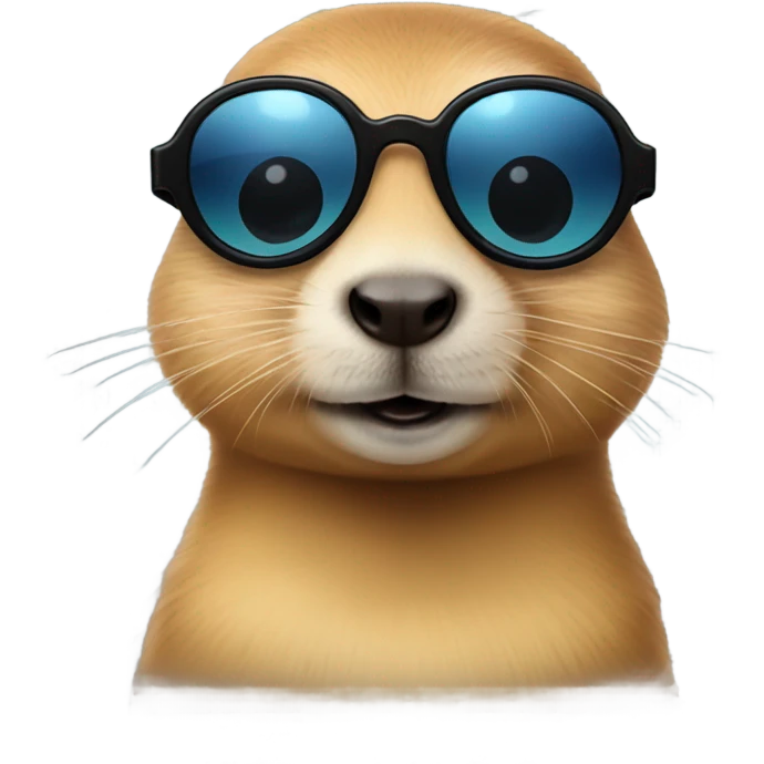 Prairie dog with sun glasses emoji