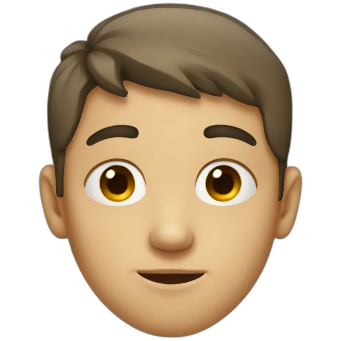 Boy with single eye emoji