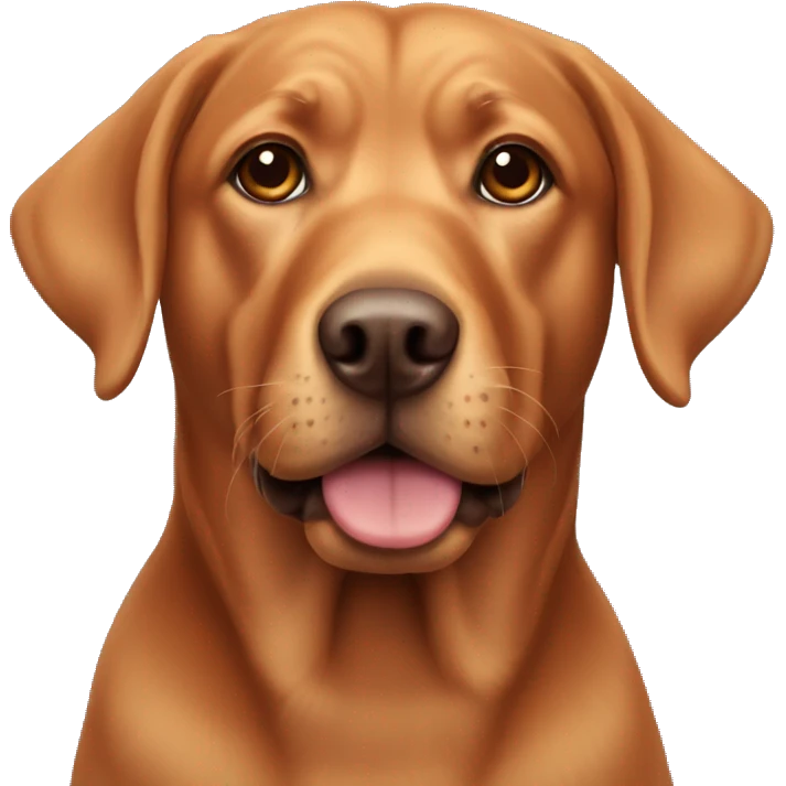 red Labrador emoji