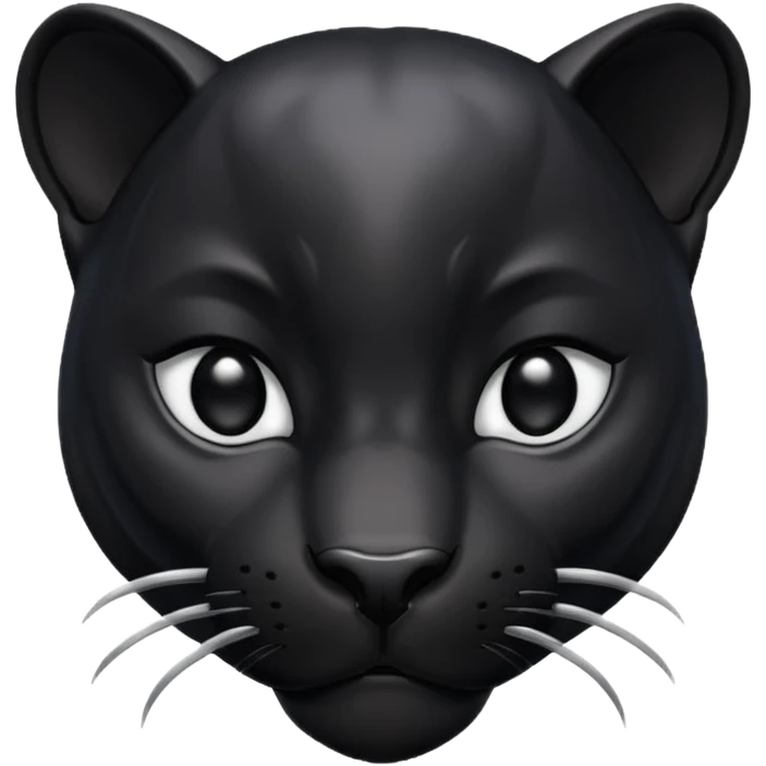 Black panthere in love  emoji