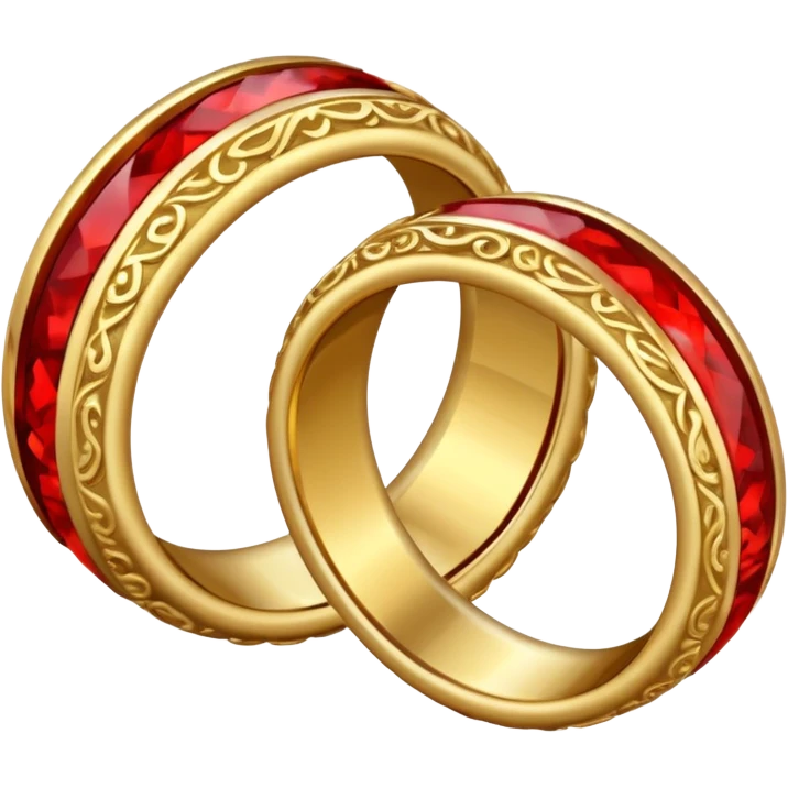 2 bloody wedding rings emoji