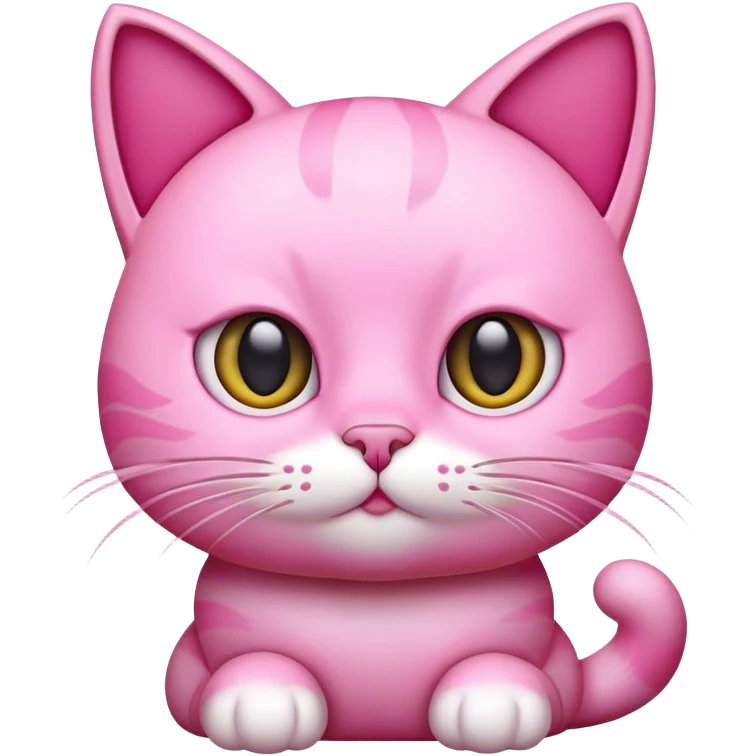 Cat pink  emoji