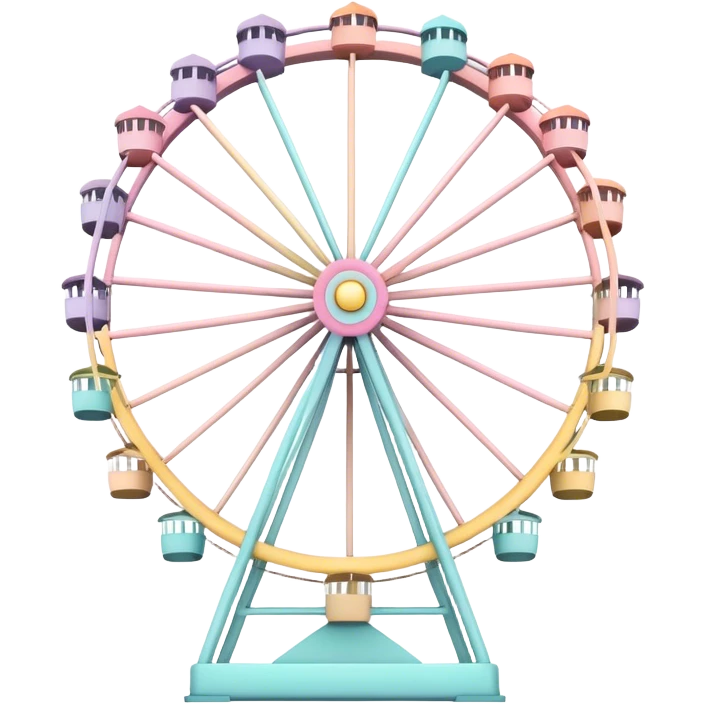 pastel ferris wheel emoji