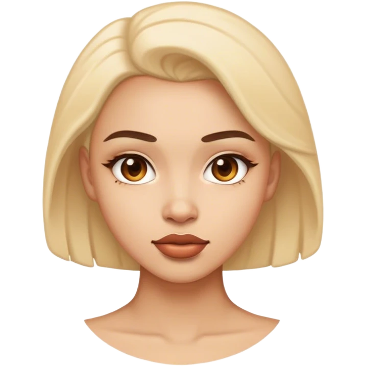 sexy face emoji