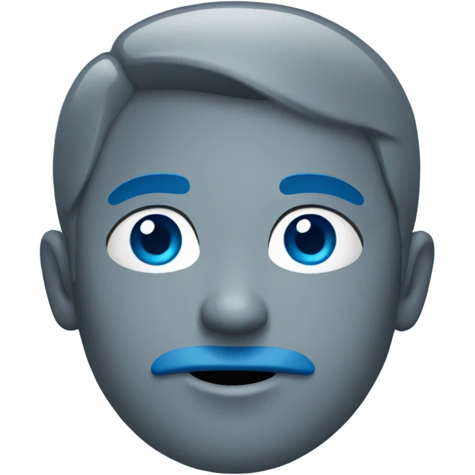 blue clor emoji