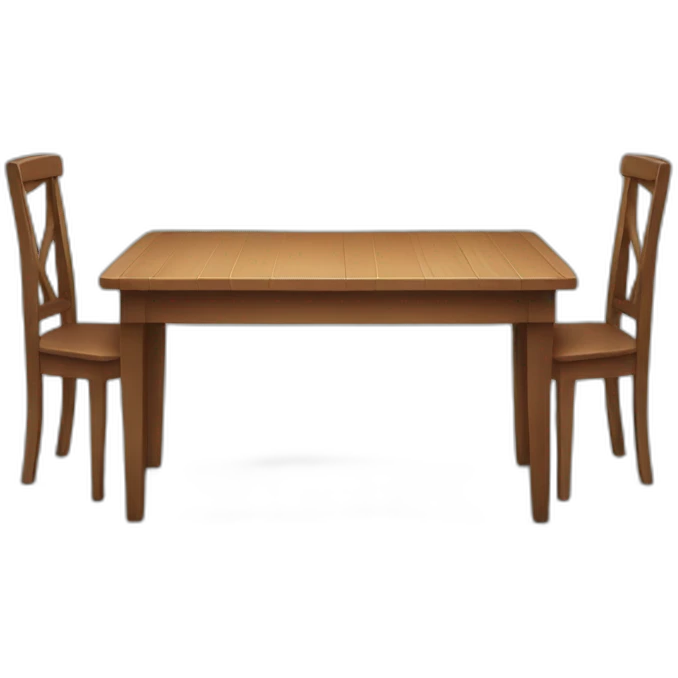 table emoji