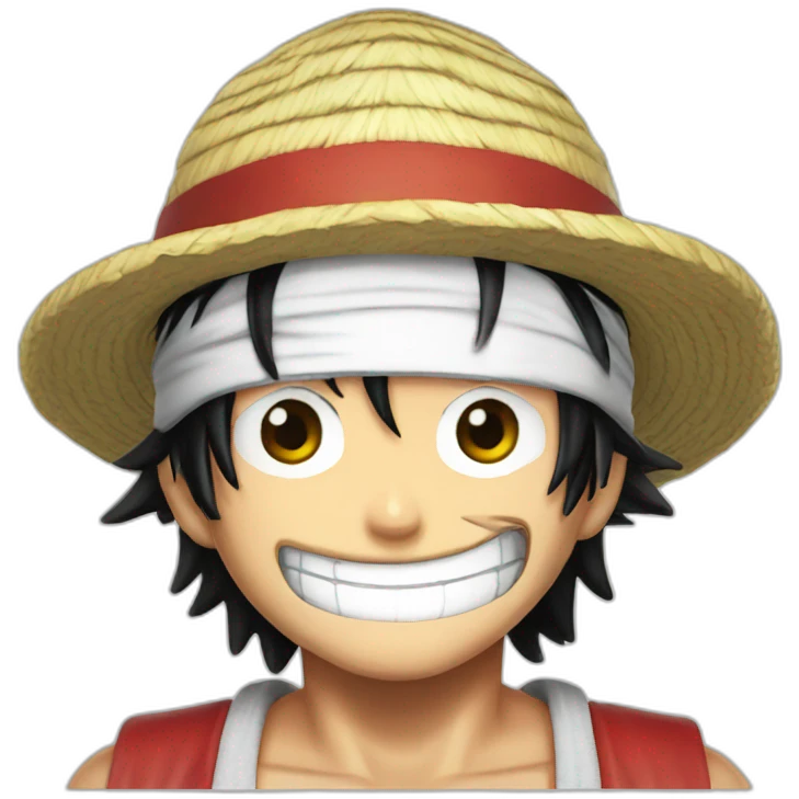Luffy from one piece emoji