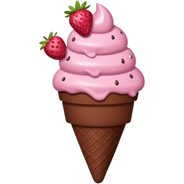 Bolis sabor chocolate 🍫  y uno sabor fresa 🍓 que sea un bolis de hielo gordito emoji