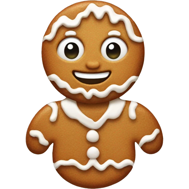 gingerbread cookie emoji