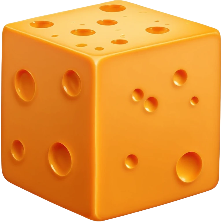 1 square sheet of cheddar cheese emoji