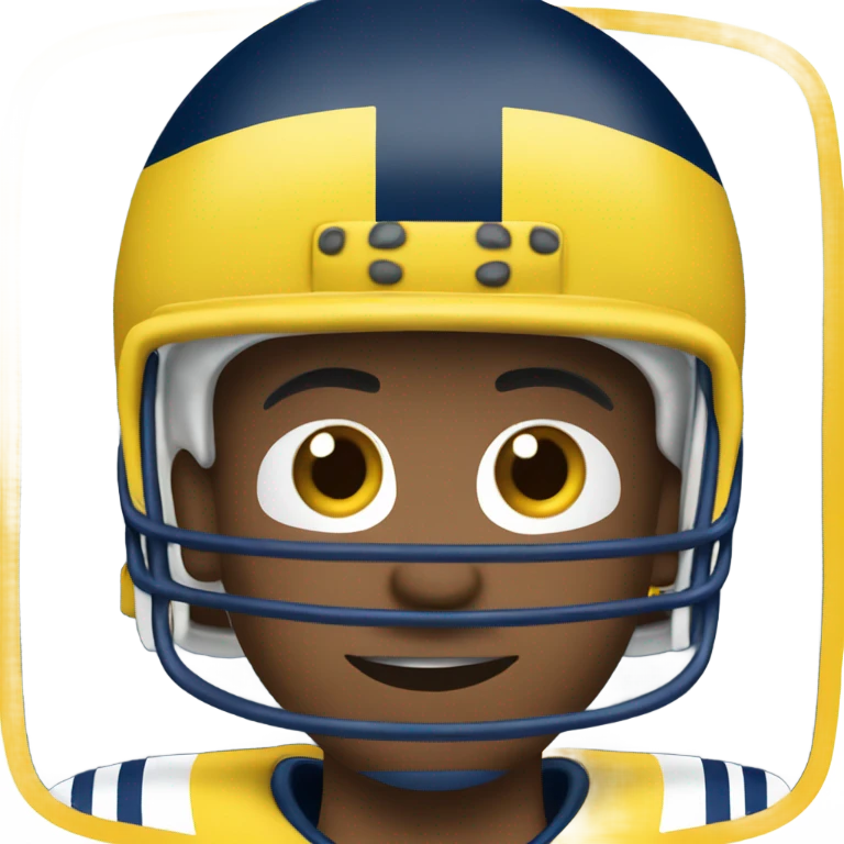 Michigan football fan emoji