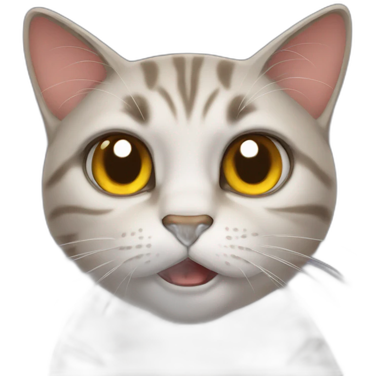 Offended cat emoji