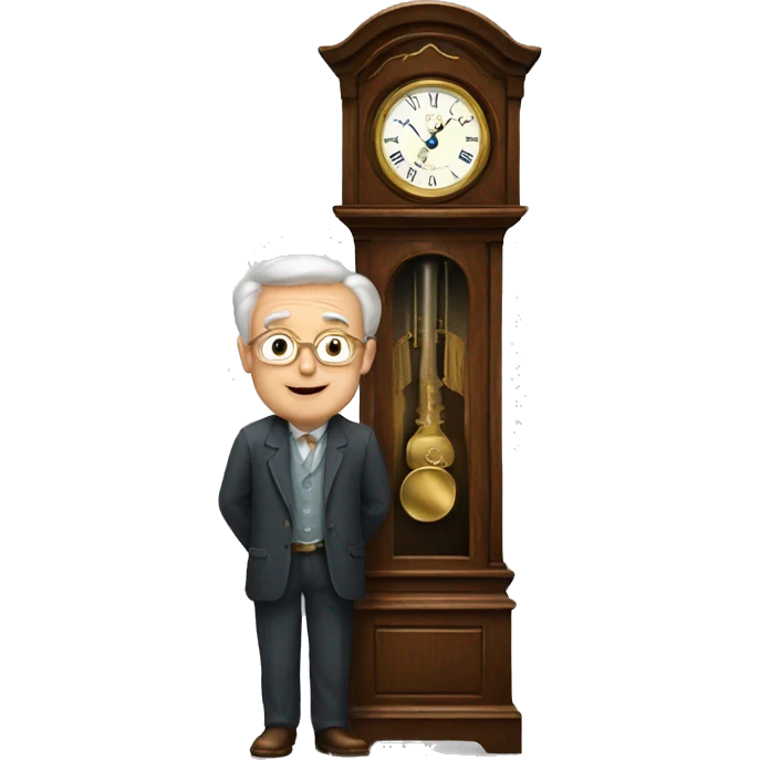 grandfather clock emoji