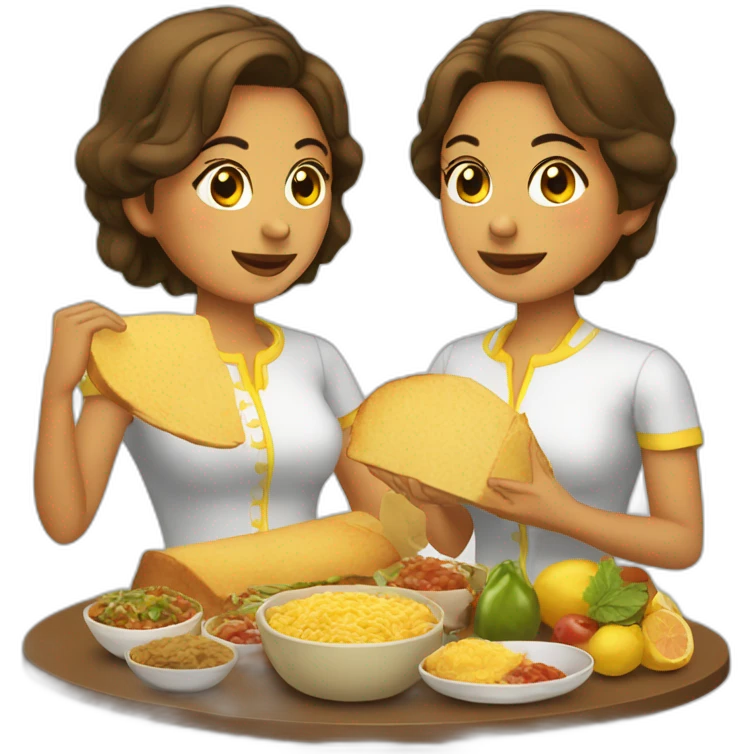 Solteritas colombianas comida  emoji