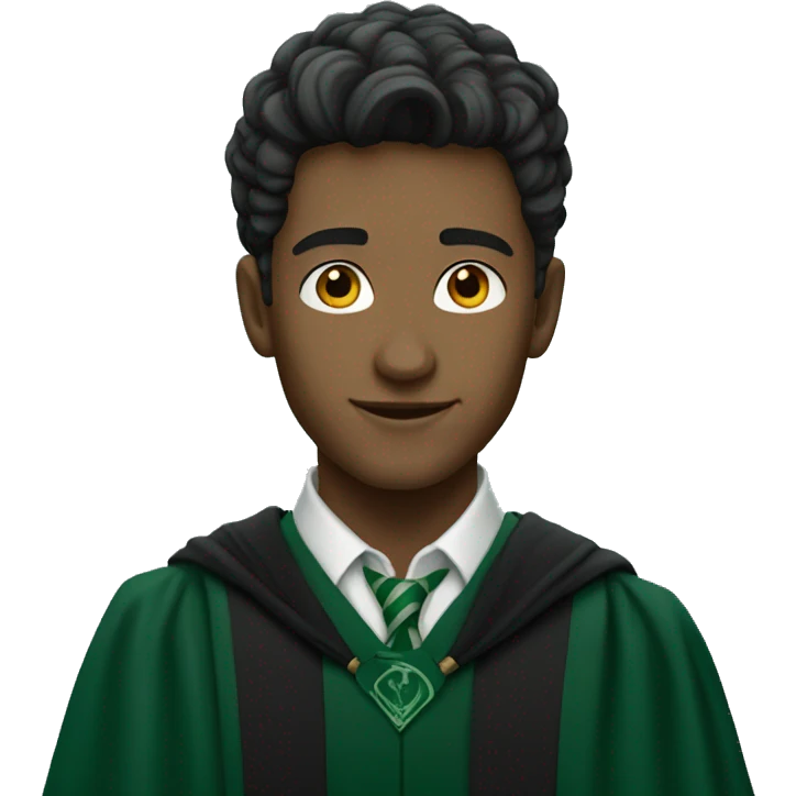 Male Slytherin student emoji
