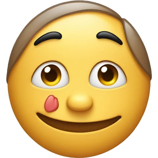 Smirking face with kisses emoji