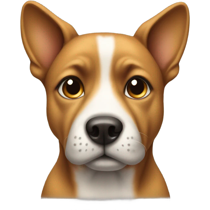 A dog emoji