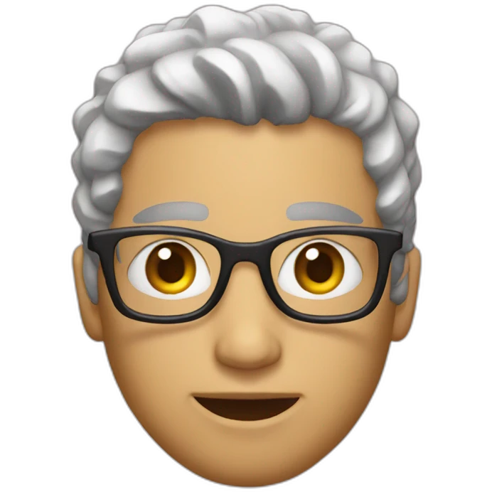persona apuntando emoji