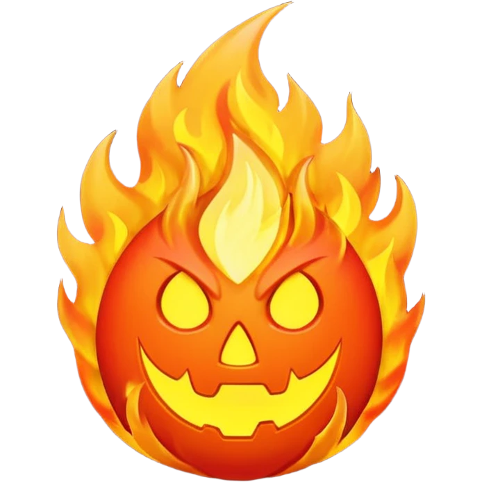 ancient symbol of fire wrath emoji
