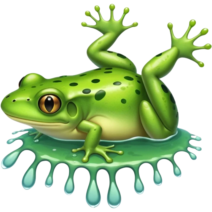Patita de rana  emoji