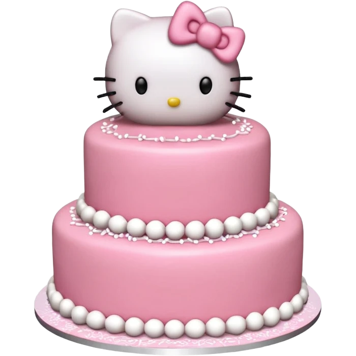 hello kitty birthday cake emoji