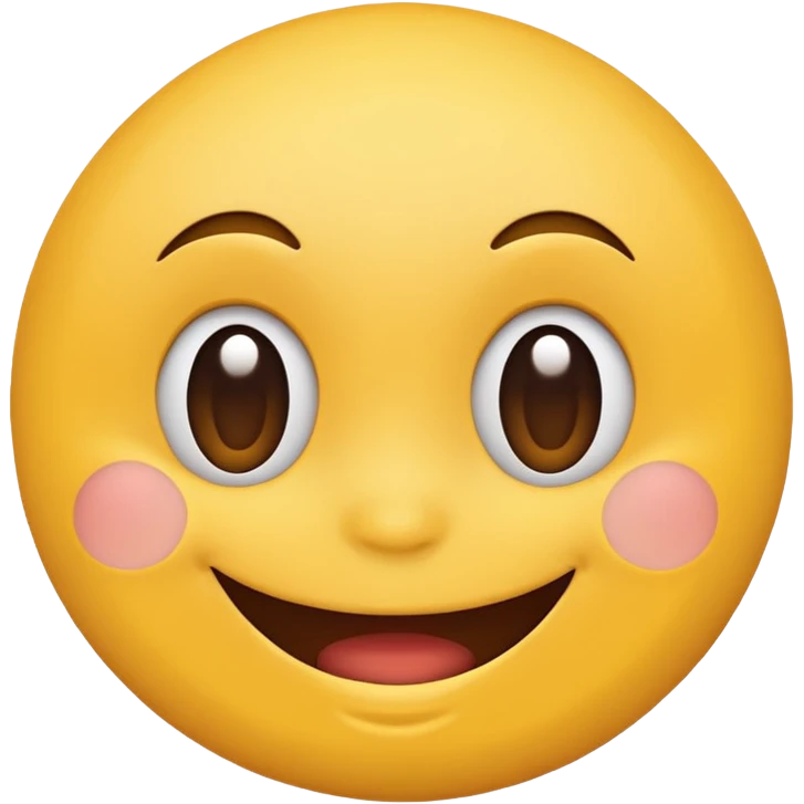 Happy face emoji