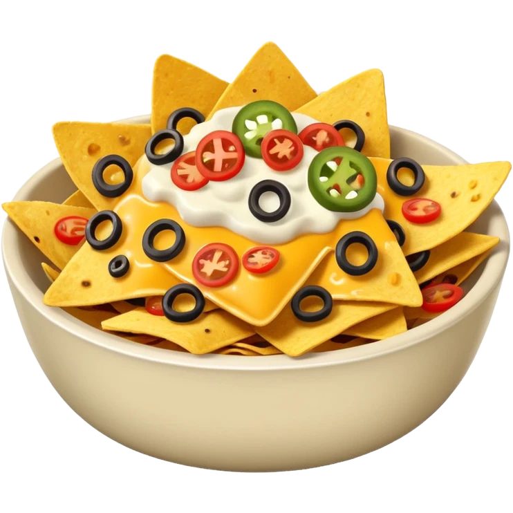 Bowl of nachos emoji