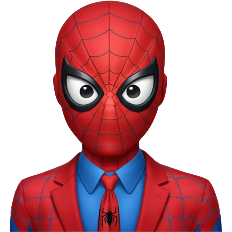 Tête de spiderman emoji