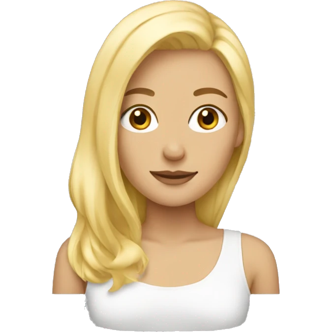 Blonde hair for hus emoji