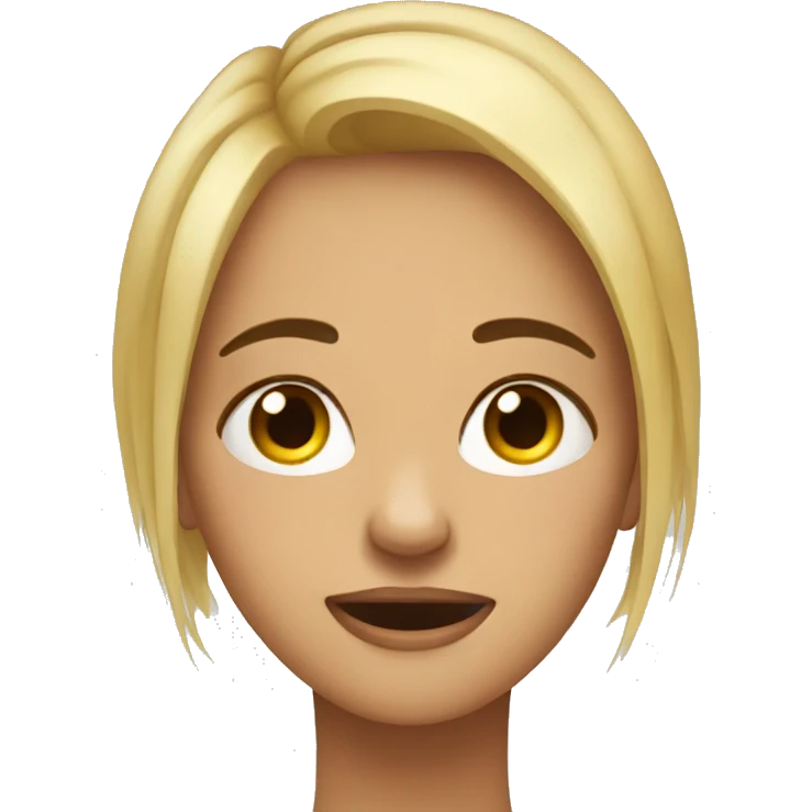 Woman is cry emoji