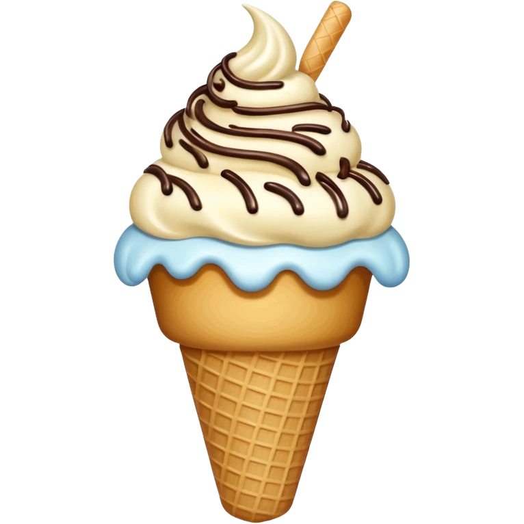 big ice cream emoji