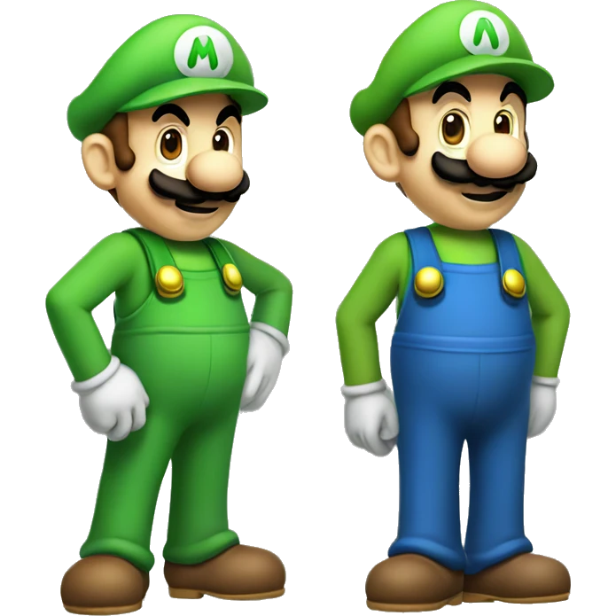 Mario and Luigi emoji