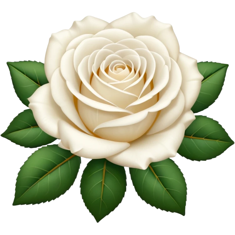 white roses only emoji
