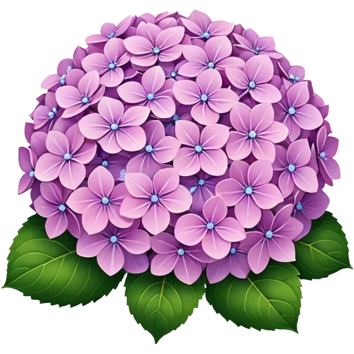 Purple-pink Hydrangea emoji