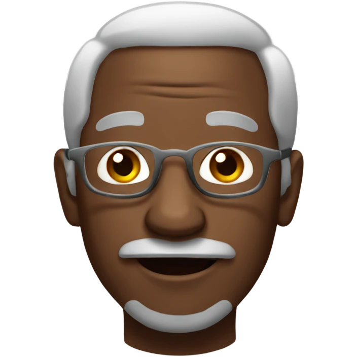 black grandpa emoji