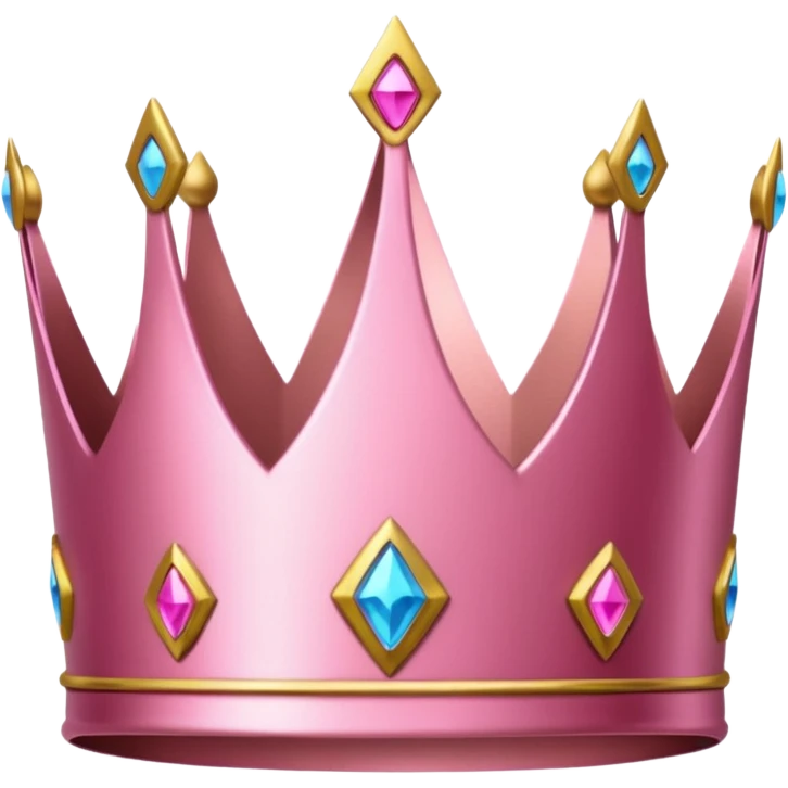 Crown little pink emoji