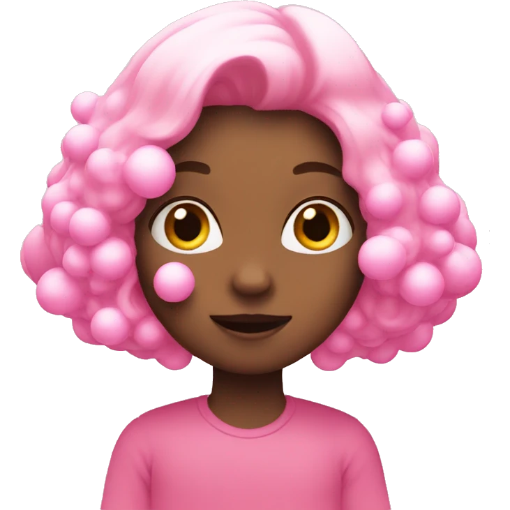pink bubbles emoji